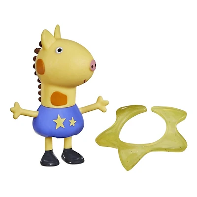 Peppa Pig Peppa’s Adventures assortiment figurines Peppa et ses amis, jouet préscolaire, figurine Gerald Giraffe, dès 3 ans