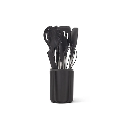 Thyme & Table 10 Piece Silicone Gadget Set -Black