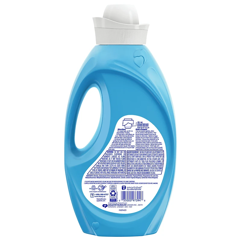 Assouplisseur de tissus concentré Fleecy, parfum Air frais, 1,36 L
