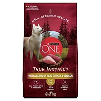 Purina ONE Véritable Instinct Dinde et Venaison, Nourriture Sèche pour Chiens 1,72-12,4 kg