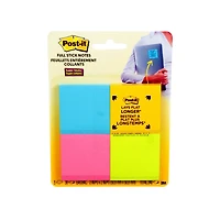 Post-it® Super Sticky Notes, Rio de Janeiro Collection, 2 in x 2 in (5 cm x 5 cm), 25 sheets per pad, 8 pads per pack