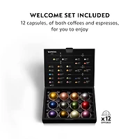 Nespresso Vertuo Next Coffee and Espresso Machine by De'Longhi, Matte Black, 7 cup sizes