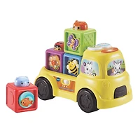 VTech Baby Lumi Camion cubes surprises avec quatre blocs interactifs -Version française 6+ Mois