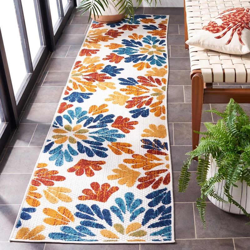 SAFAVIEH Cabana Georgiana Floral Outdoor Area Rug