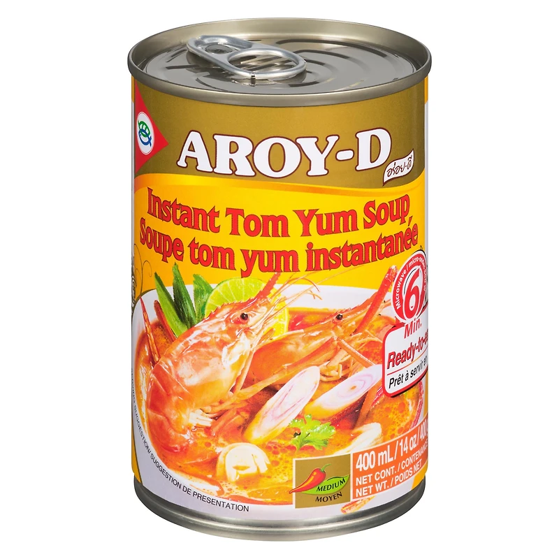 Soupe instantanée Tom Yum d'Aroy-D