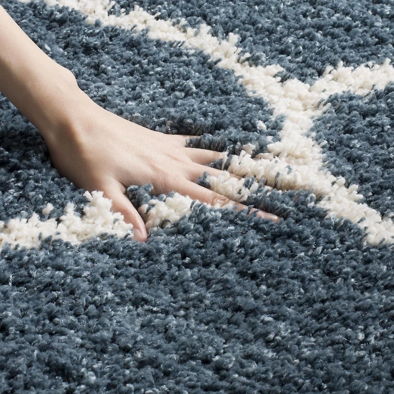 Safavieh Hudson Arline Tapis Géométrique Shag