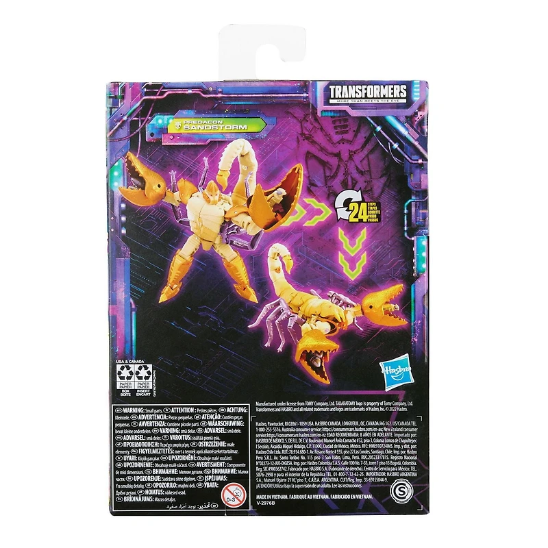 Transformers Toys Generations Legacy Deluxe Predacon Sandstorm Action Figure - Kids Ages 8 and Up, 5.5-inch