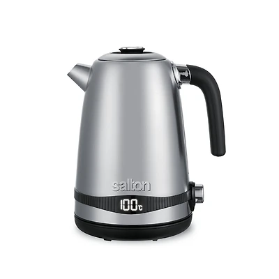 Bouilloire à contrôle numérique de la température Salton, 1,7L, JK2038