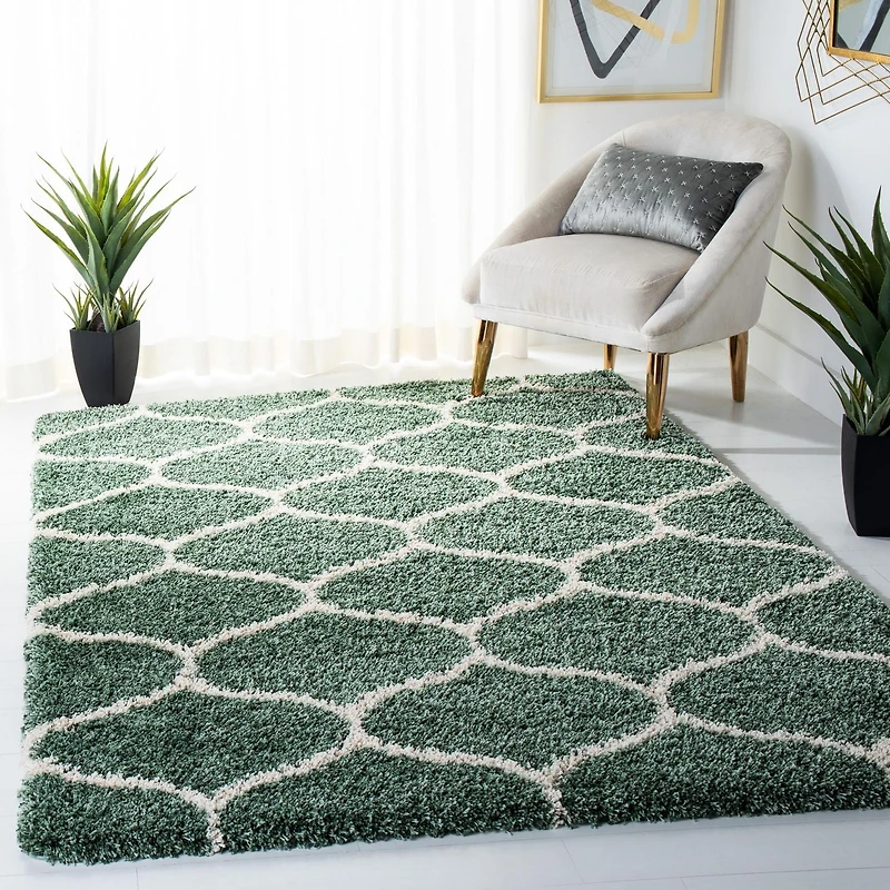 Safavieh Hudson Arline Tapis Géométrique Shag