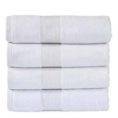 Fabstyles Super Soft and Absorbent Bath Towel, Luxury Bath Towels for Spa, Home, and Hotel, Quick Dry Towels, Set of 4, 27 x 54 Inches