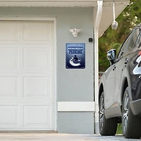 Panneau de stationnement des Canucks de Vancouver de la LNH