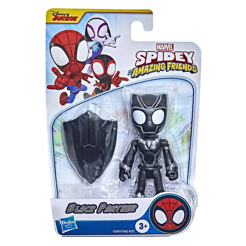 Marvel Spidey and His Amazing Friends Black Panther Hero Figure Toy