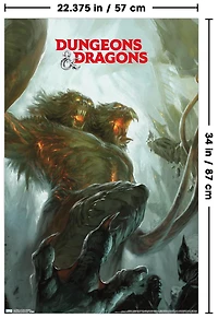 Dungeons And Dragons - Demogorgon Wall Poster, 22.375" x 34"