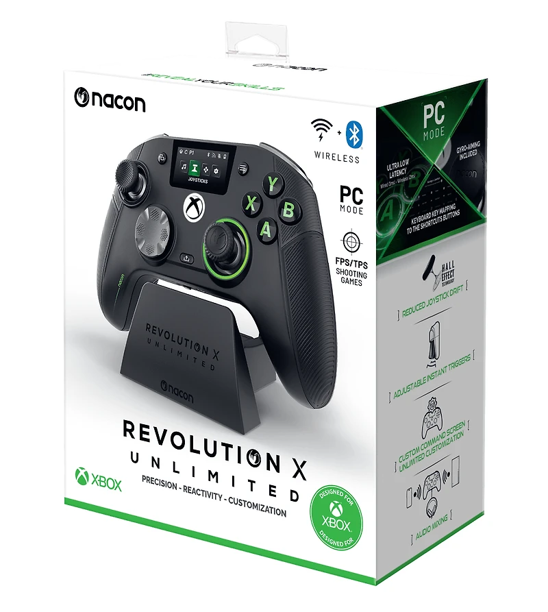 NACON REVOLUTION X UNLIMITED WIRELESS ADVANCED PRECISION CONTROLLER FOR XBOX AND PC
