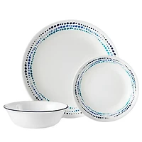 Ensemble de vaisselle Corelle® bleu océan 12 pièces Ensemble de 12 pièces Corelle®