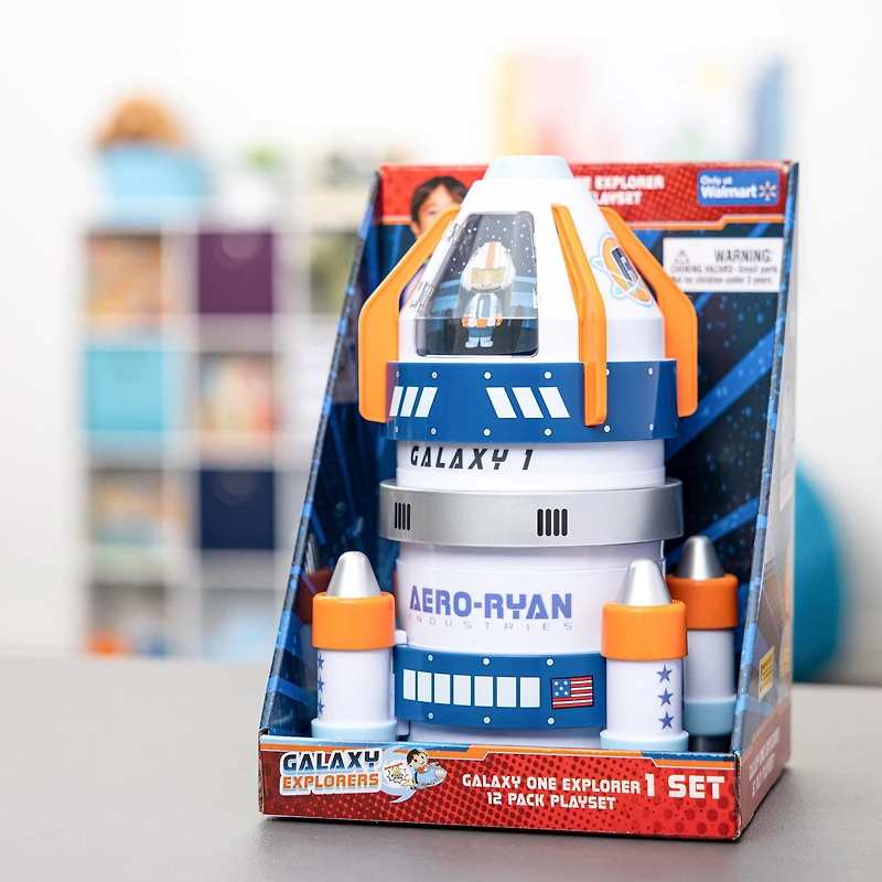 Ryan’s World – Ensemble Explorateur Galaxy One, Galaxy Explorers avec 12 figurines