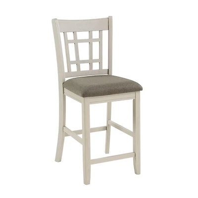 Topline Home Furnishings Classic Counter-Height Chairs (Set of 2)