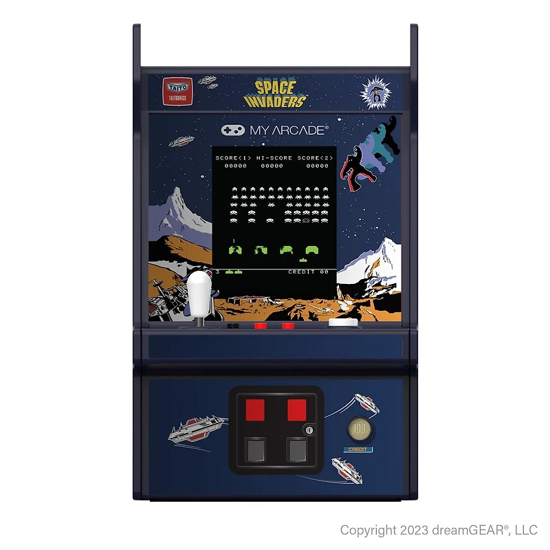 My Arcade - SPACE INVADERS Retro 6.75" Micro Player (FR) 24" L x 14" W x 12" H
