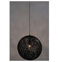 LAMPE SUSPENDUE HEDDEN BLANCHE 23,5"