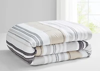 Mainstays Sahara Stripe Reversible Comforter, 1 piece