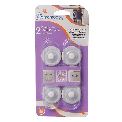 Dreambaby® Mini Multi-Purpose Latch –  2pk