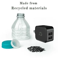 Nimble Ensemble avec câble USB-A vers Lightning Noir