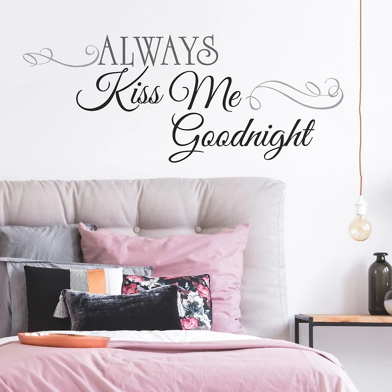 RoomMates Stickers Muraux Always Kiss Me Goodnight