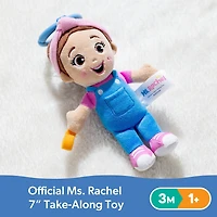 Ms. Rachel Official Sensory Take-Along Toy, Baby Swing & Baby Stroller Teething Toys with Rattle & Clip, Toddler Toys for Girls & Boys for Ages 0-1+