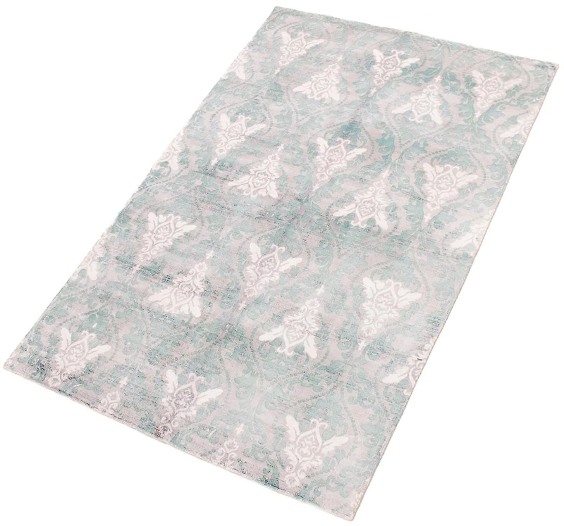 ECARPETGALLERY 4'11" x 7'10" Transitional Galleria Hand-knotted Area Rug for Living Room, Dining Room and Bedroom in Grey