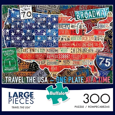 Buffalo Games - Travel The Usa - 300 Piece Jigsaw Puzzle