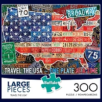 Buffalo Games - Travel The Usa - 300 Piece Jigsaw Puzzle