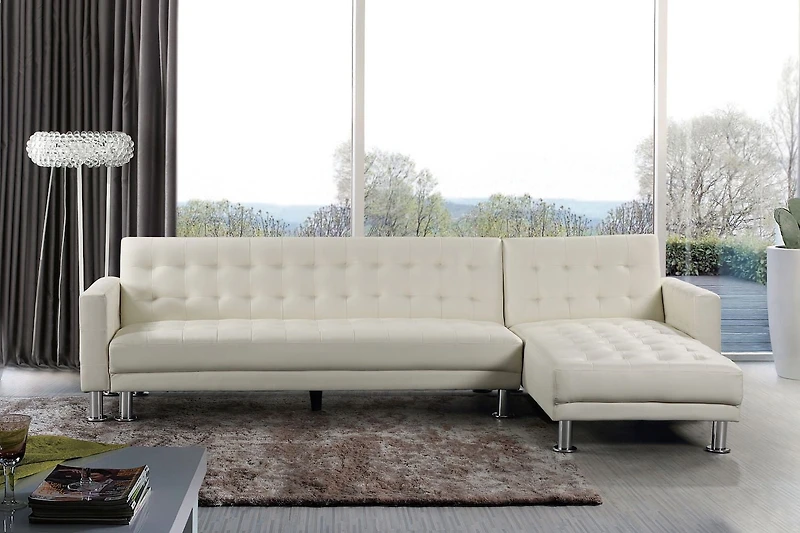 Velago Attalens Sofa sectionnel réglable en faux cuir