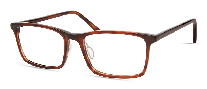 KIN Mens Prescription Eyeglasses, Zane, Dark Tortoise, 55-17-140