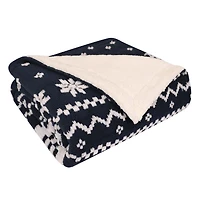 Couverture de noel, bleu 60po x 70po