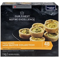 Assortiment de mini quiches Notre Excellence 1 kg