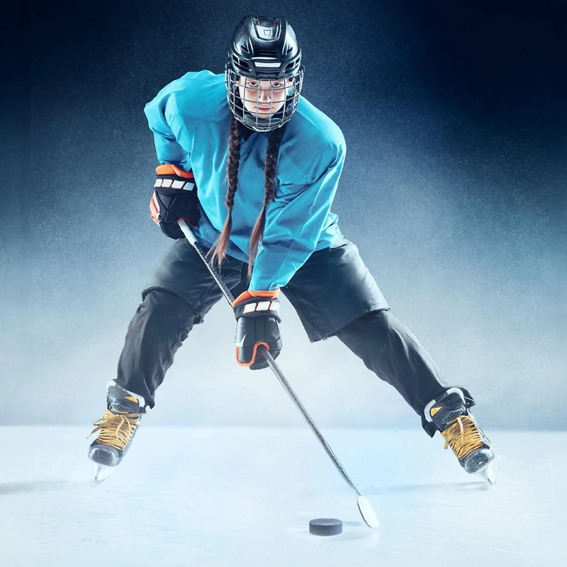 les Shorts en Mailles avec Coussin Protecteur Future Stars Hockey Jill - Jeunesse - Grand / Extra-Grand Languettes en Velcro