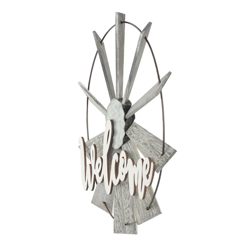 Tout pour Célébrer Décor suspendu de moulin à vent, Bienvenue