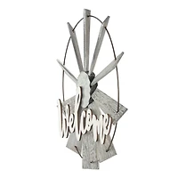 Tout pour Célébrer Décor suspendu de moulin à vent, Bienvenue