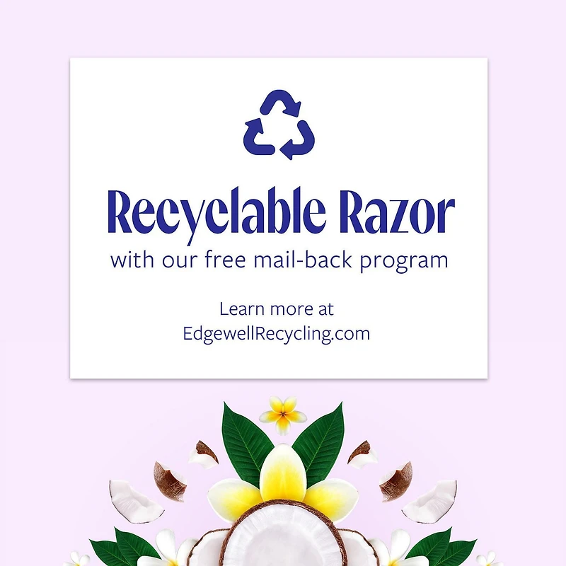 Skintimate® Coconut Delight™ Scented Disposable Razor, 4 Blade, 4ct