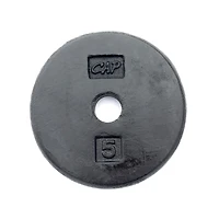 Disques en fonte CAP Barbell de 1 pouce, noir, simple, 1.25 - 50 livres