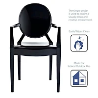 Heavenly Collection Plastic Arm Chair