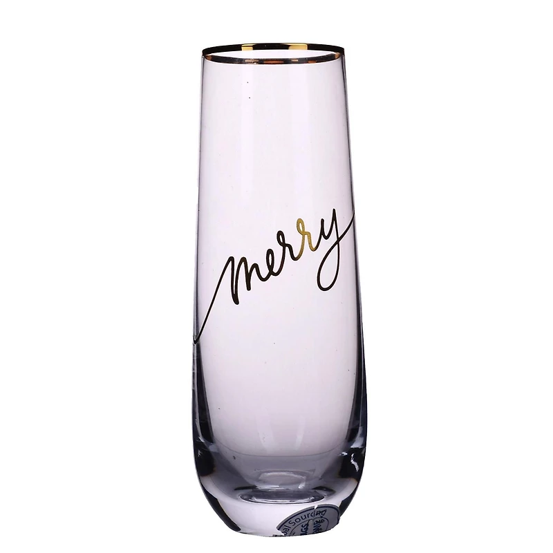 Verre sans tige Champagne flûtes vin verres de Champagne Water Cup BPA-Free for Housewarming Friends verre clair