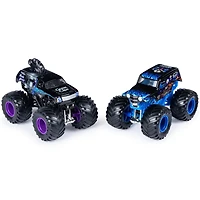 Monster Jam, Official Son-uva Digger vs. Mohawk Warrior Die-Cast Monster Trucks, 1:64 Scale, 2 Pack