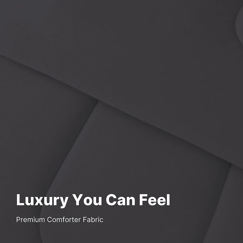 Beddora Ensemble de Lit 7 Pcs – Comprend une Couette, 2 Taies d'Oreiller, un Drap Plat, un Drap-Housse et 2 Taies d'Oreiller – Ultra-Doux, Toutes Saisons, Grand – Blanc Éclatant