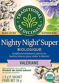 Traditional Medicinals Nighty Night Extra, 16 Wrapped Tea Bags
