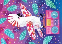 Buffalo Games - Party Parrot - 500 Piece Jigsaw Puzzle