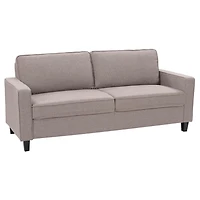 Georgia Linen-Like Fabric Three Seater Sofa