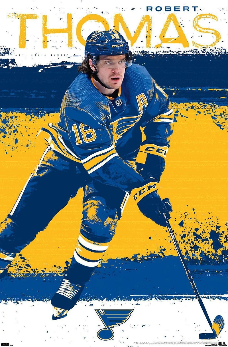NHL St. Louis Blues - Robert Thomas 23 Wall Poster, 22.375" x 34"