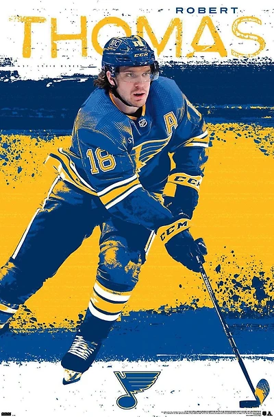 NHL St. Louis Blues - Robert Thomas 23 Wall Poster, 22.375" x 34"