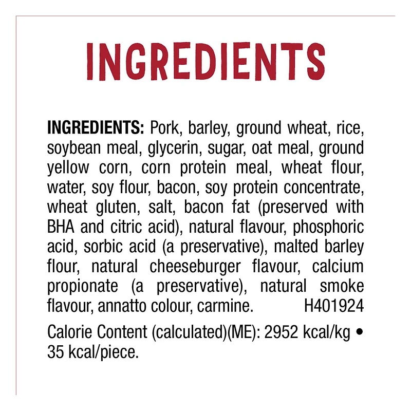 Beggin' Saveur de Hamburger au Fromage, Gâteries pour Chiens 170-850g
